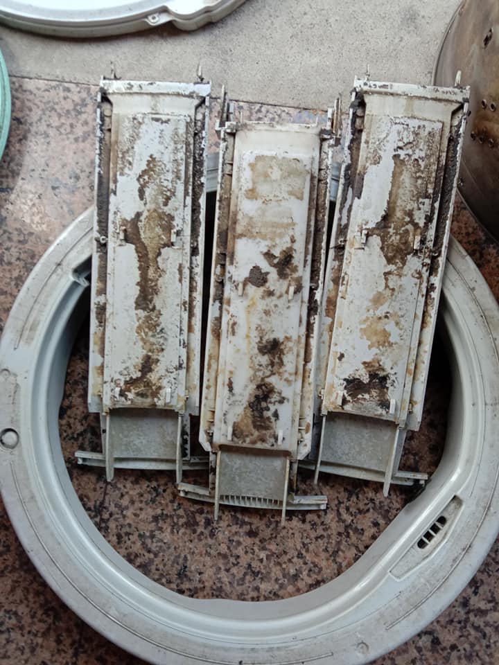 洗衣機內部拆解清洗